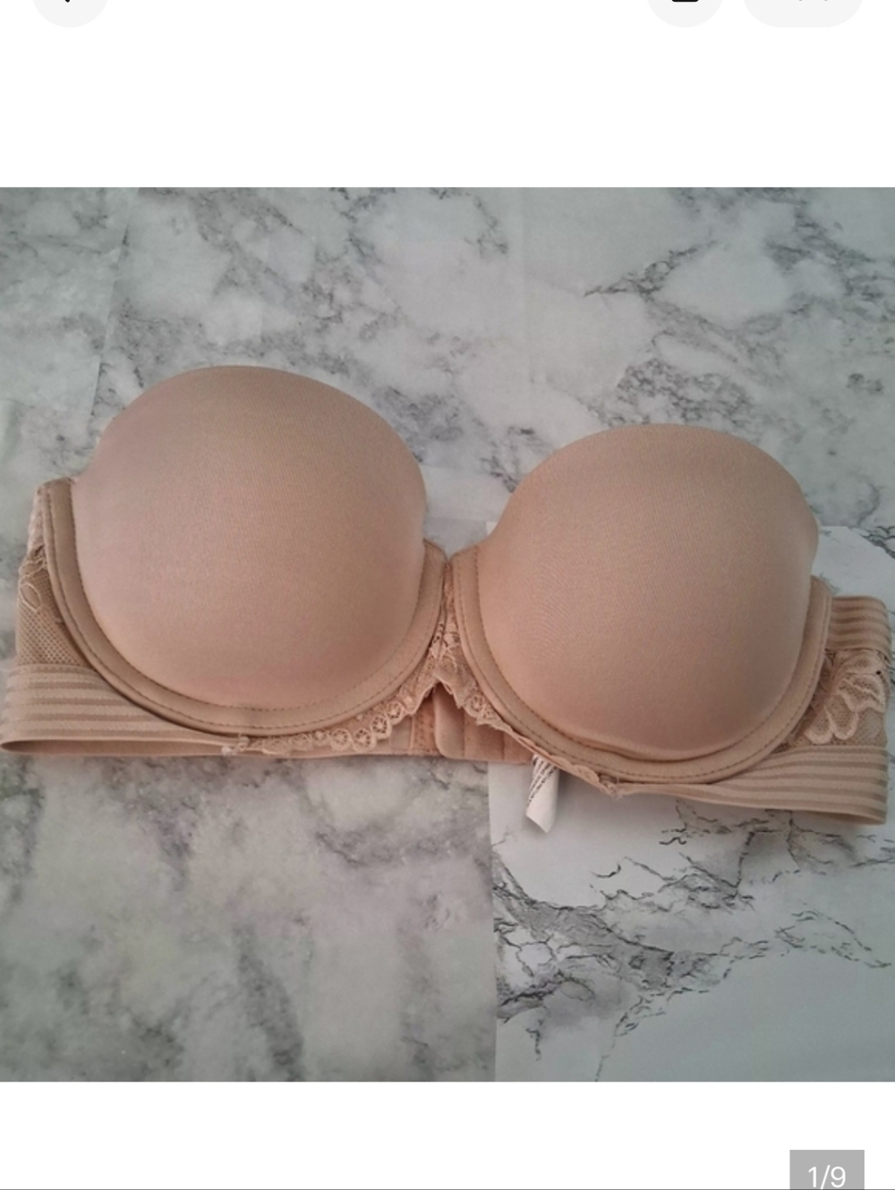 MAIDENFORM 34B Push Up Strapless Bra